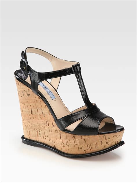 prada wedge heels|Prada heels platform.